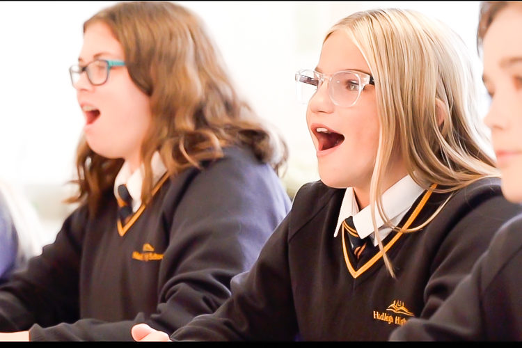 school film, students amazement in school film